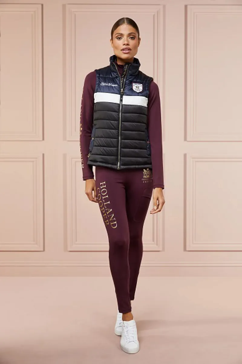 Holland Cooper Sport Leggings Ladies in Mulberry